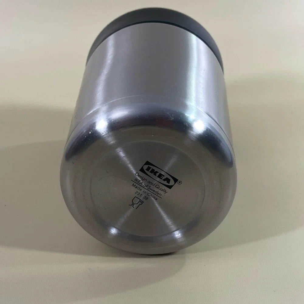 Ikea Stainless Steel Vacuum Food Container 17 Oz